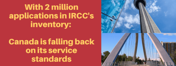 With 2 Million Applications in IRCC’s Inventory: Canada is Falling Back on it’s Service Standards