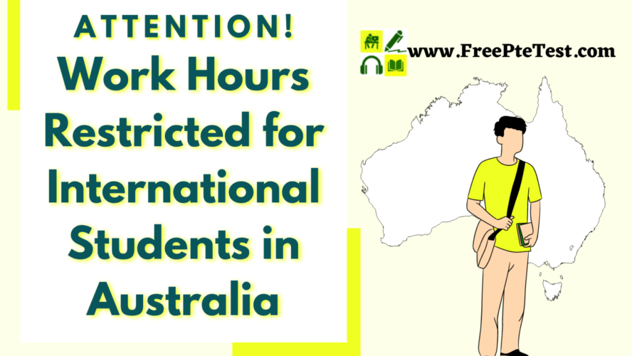 Attention! Work Hours Restricted for International Students in Australia