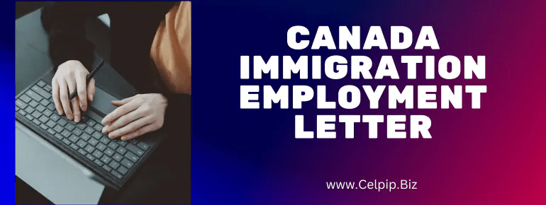 Canada Immigration Employment Letter