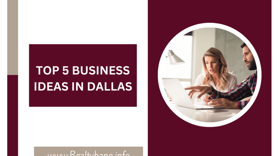 TOP 5 BUSINESS IDEAS IN DALLAS