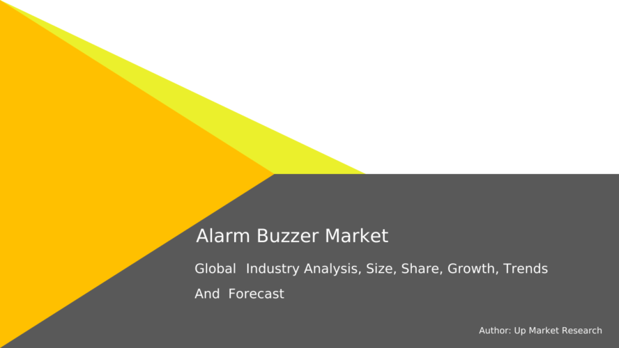 Alarm Buzzer Market For Market Research: Opportunities And Challenges