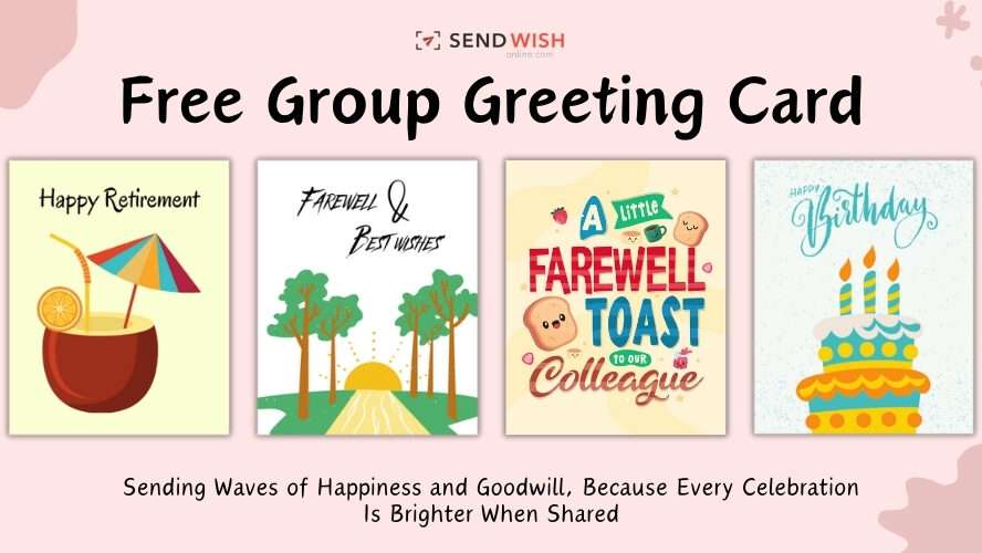 Free Group eCards: Send Off Wishes Together, For Free