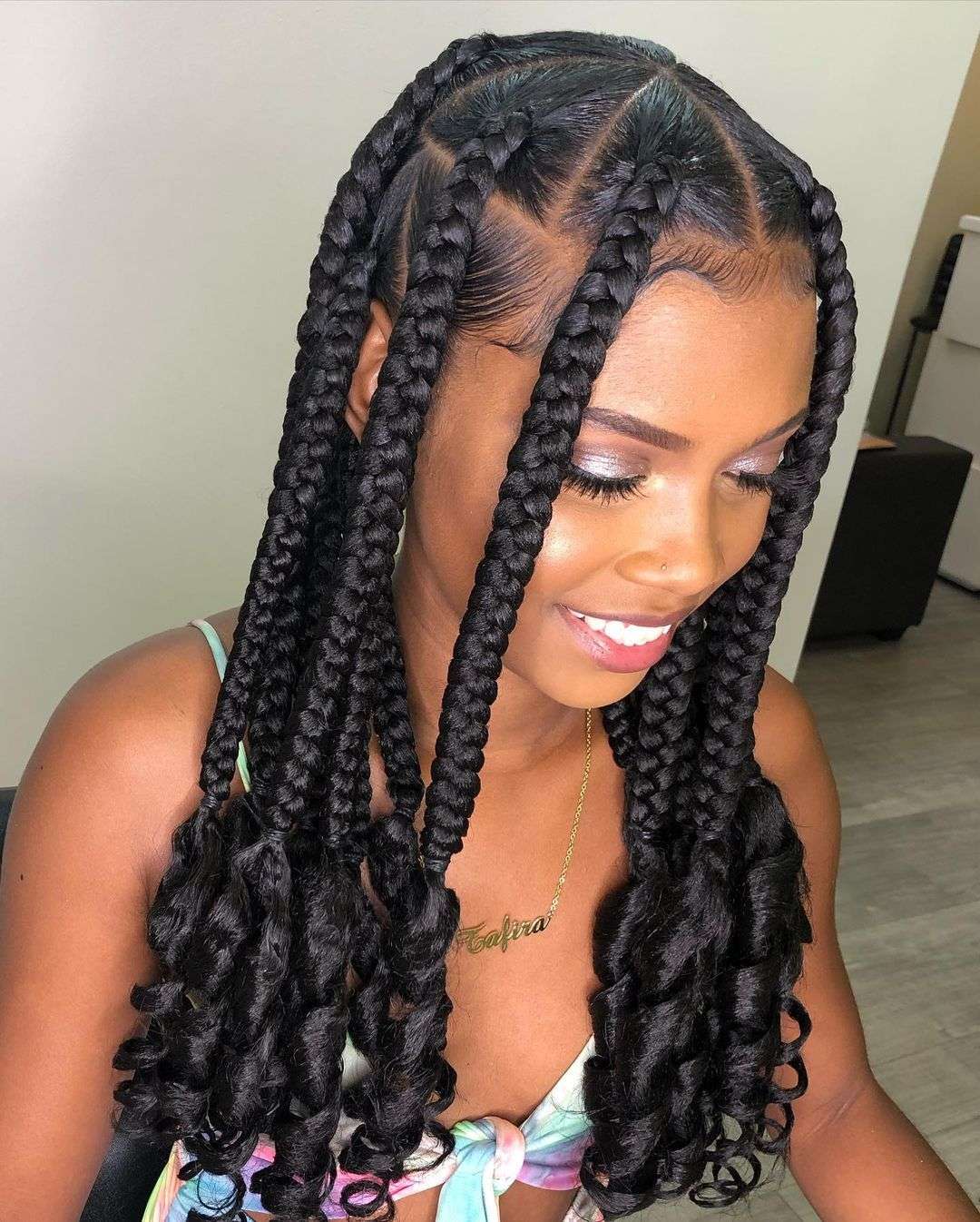 Get the Best of Both Worlds: How to Slay Box Braids with Curls