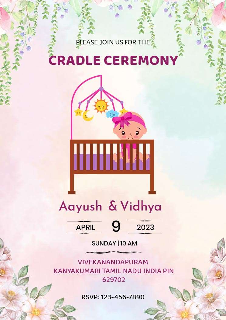 The Perfect Cradle Ceremony Cards