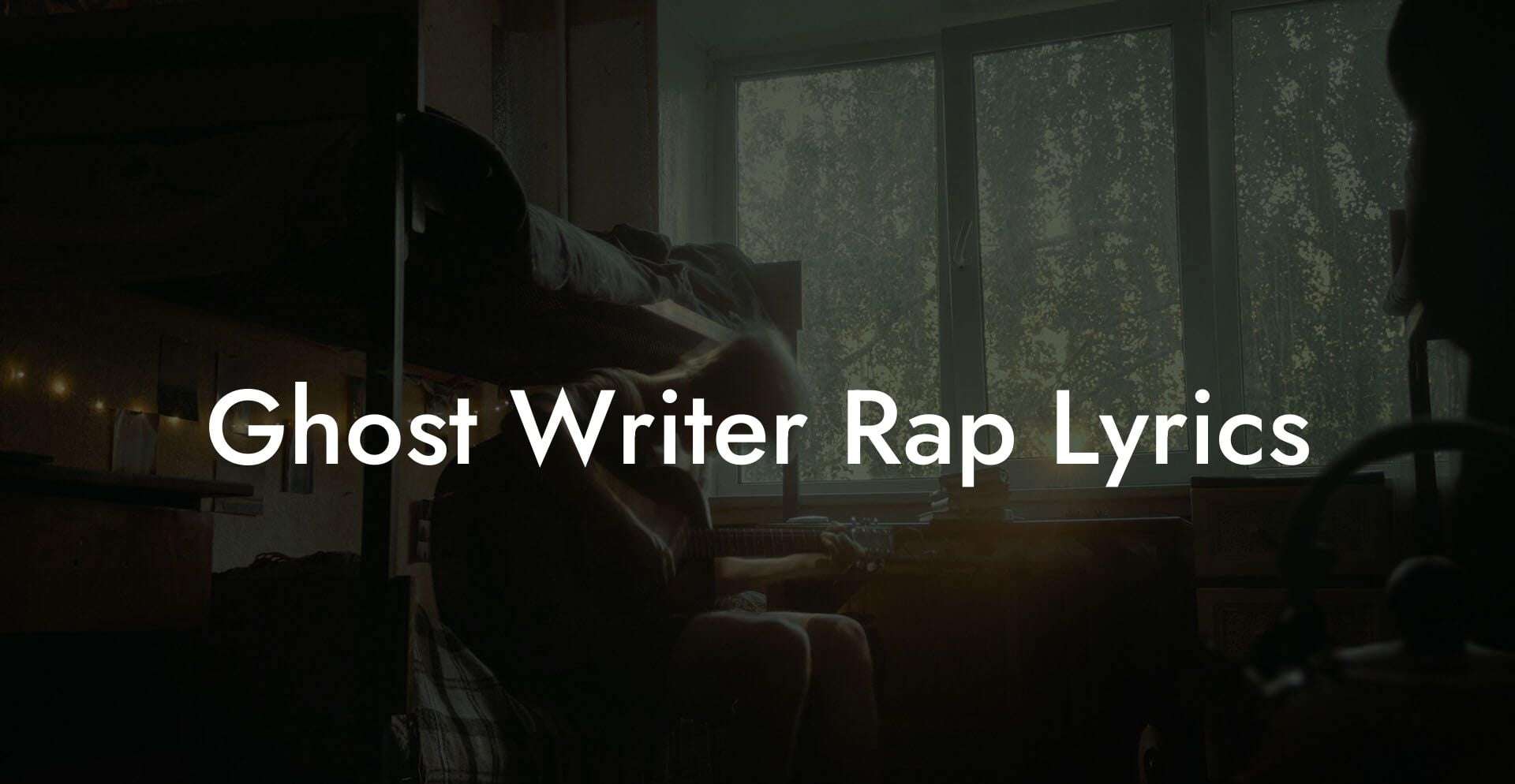 Why Every Rapper Needs a Ghostwriter Unlocking Creative Potential