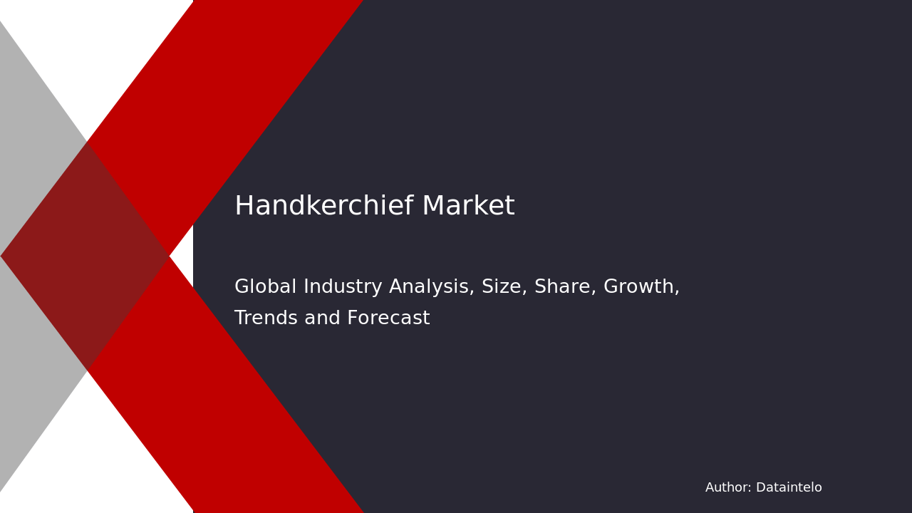 Handkerchief Market Size and Trends: What to Expect in the Future