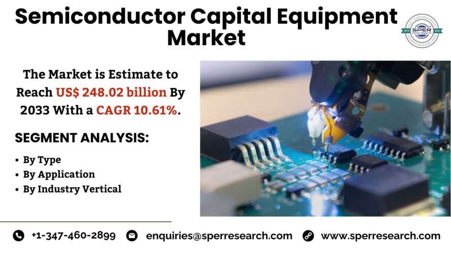 Semiconductor Capital Equipment Market Analysis, Size, Share, Industry Trends, Growth Drivers New Technologies, Future Outlook till 2023-2033: SPER Market Research