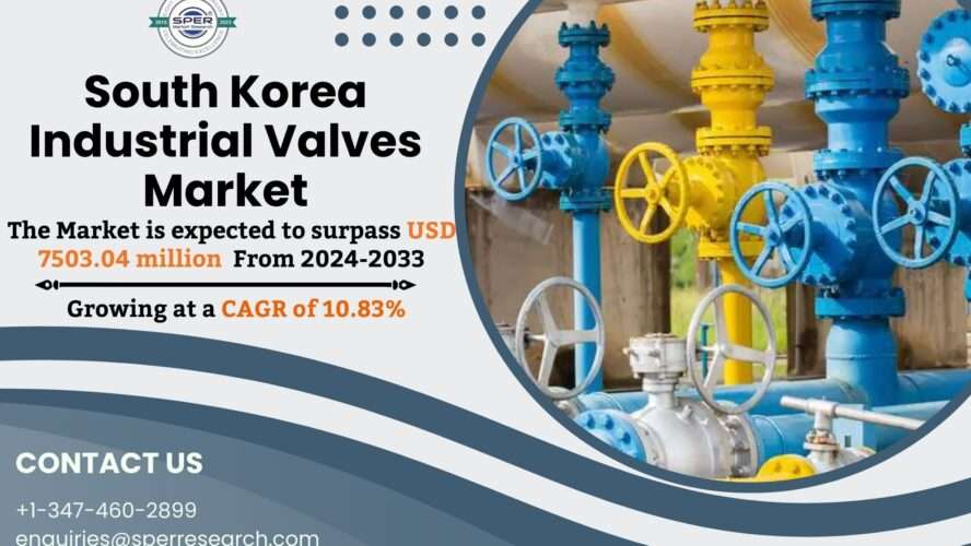 South Korea Industrial Valves Market Share and Size, Trends, Scope, CAGR Status, Market Analysis, Future Opportunities and Forecast till 2024-2033