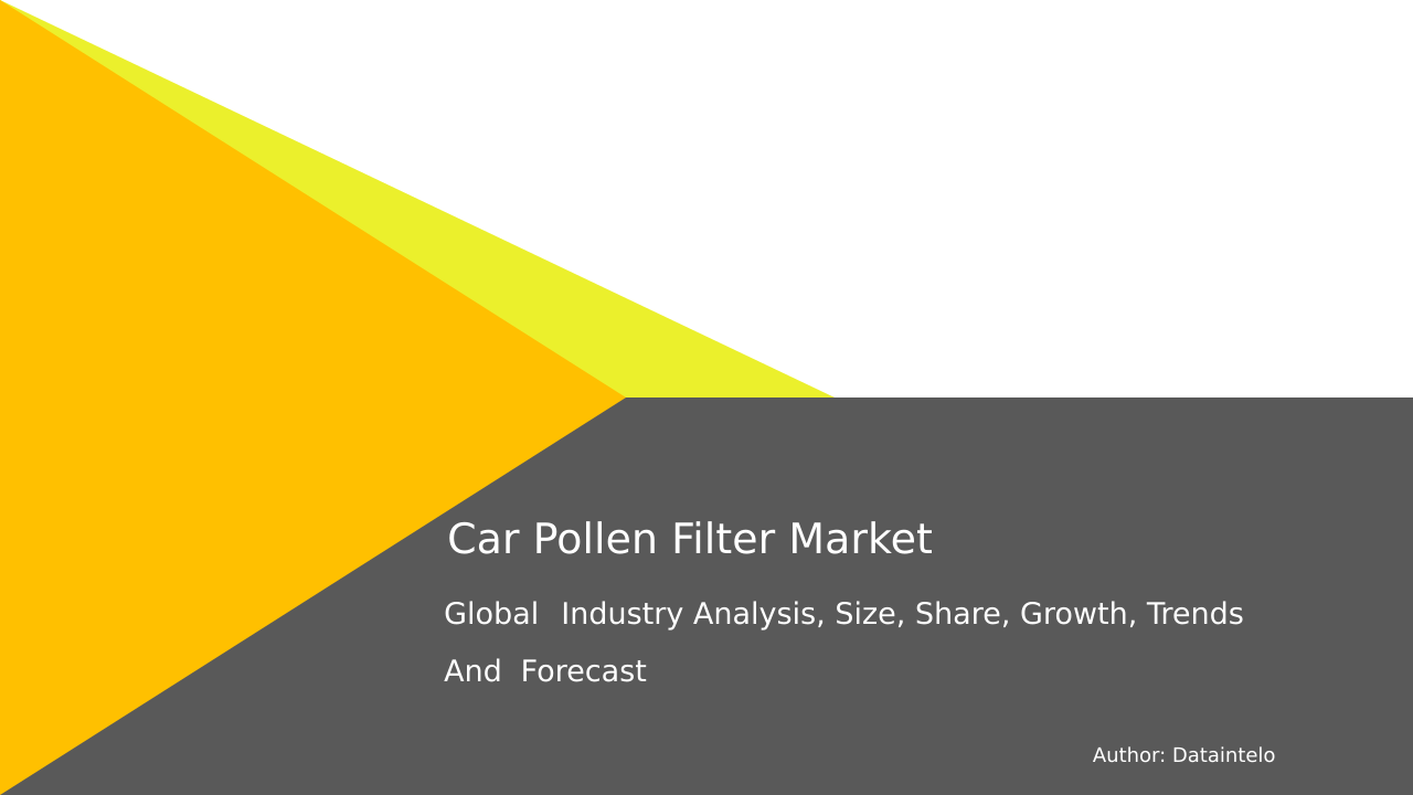 2032 Analysis: Car Pollen Filter Market Size, Growth, and Share Trends