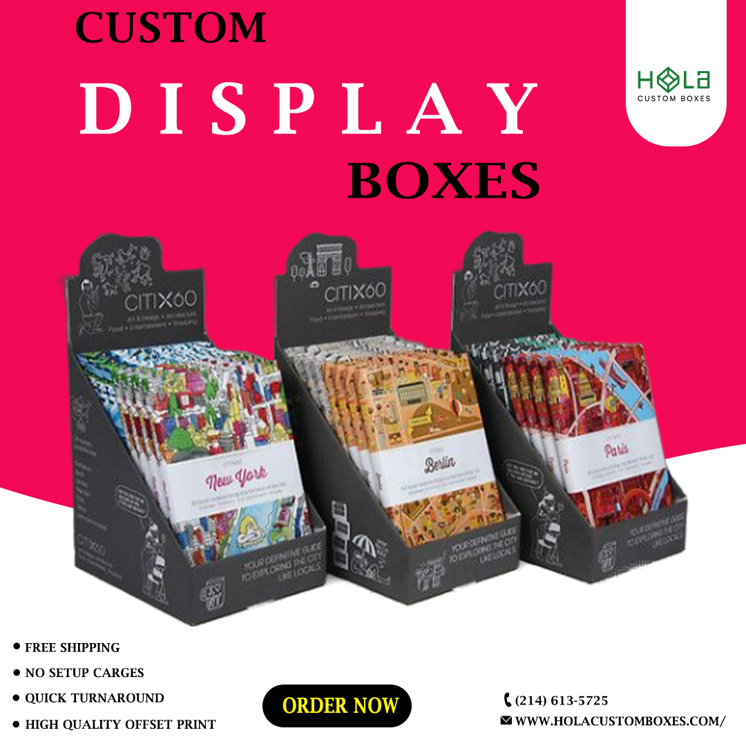 Customized Display Boxes: The Key to Captivating Customers