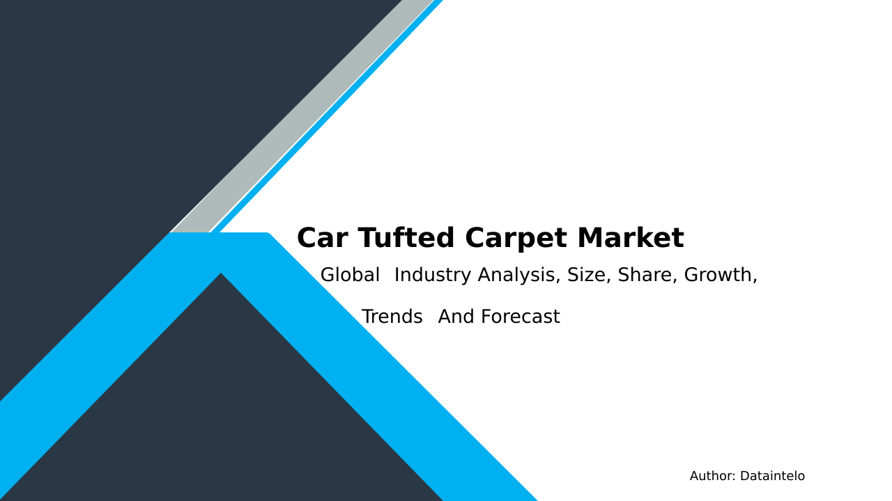 Future Analytics for Car Tufted Carpet Market: Size and Growth Forecast to 2032