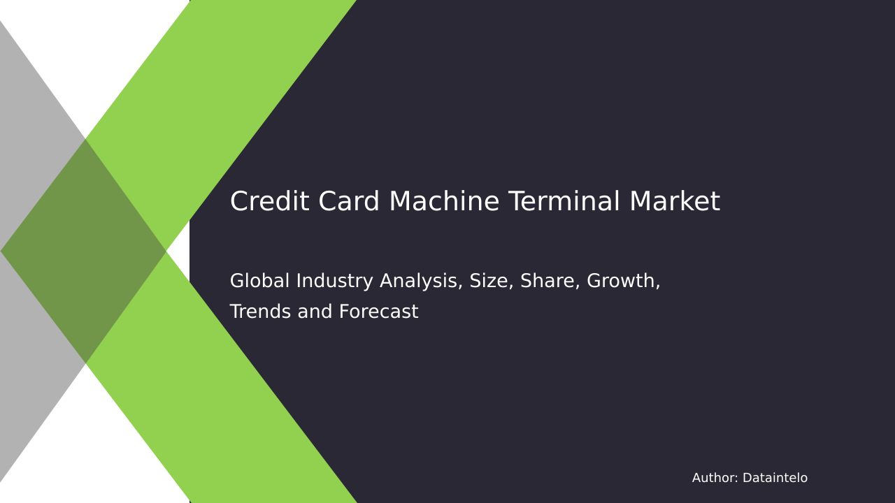 Global Insights into Credit Card Machine Terminal Market