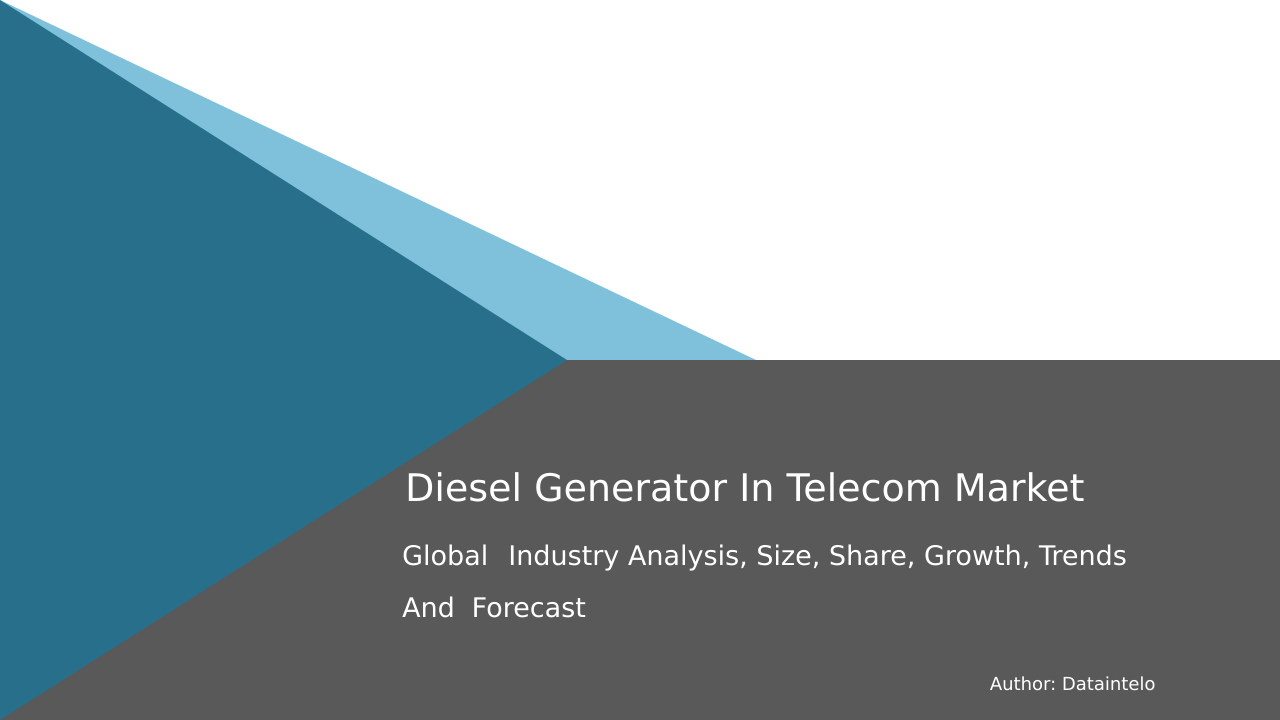 Exploring Trends in Diesel Generators for Telecom Applications