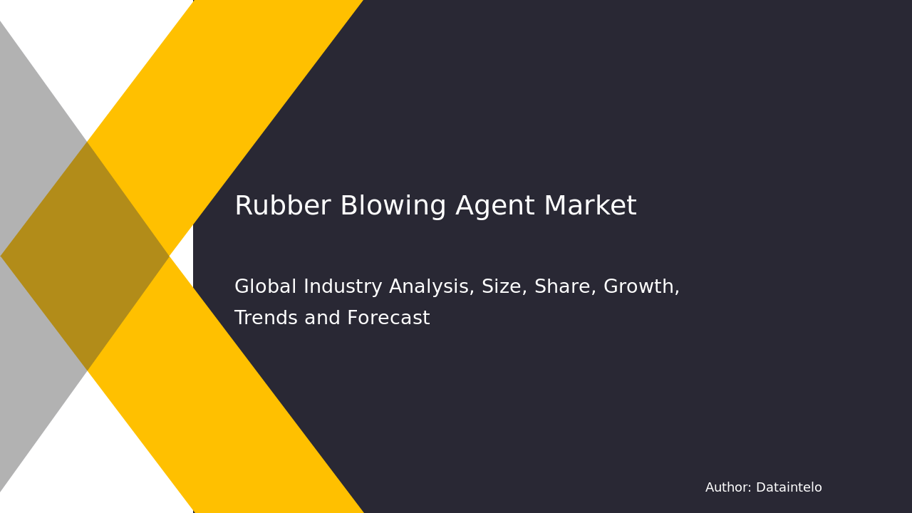 Rubber Blowing Agent Market: Emerging Technologies and Trends (2032)