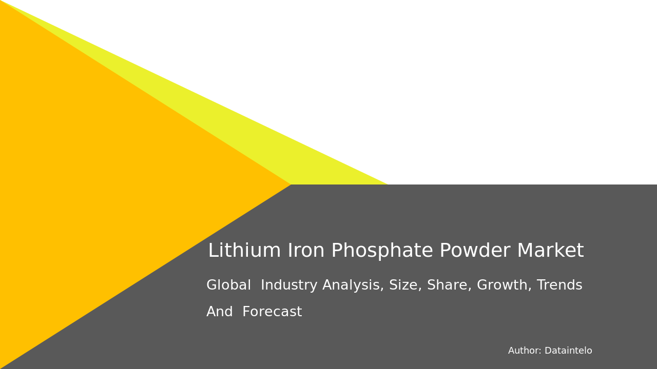 Key Highlights of Lithium Iron Phosphate Powder Market 2032