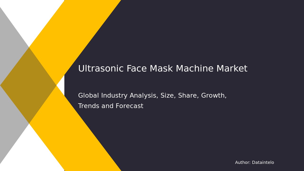 Ultrasonic Face Mask Machine Market Size Projections for 2032