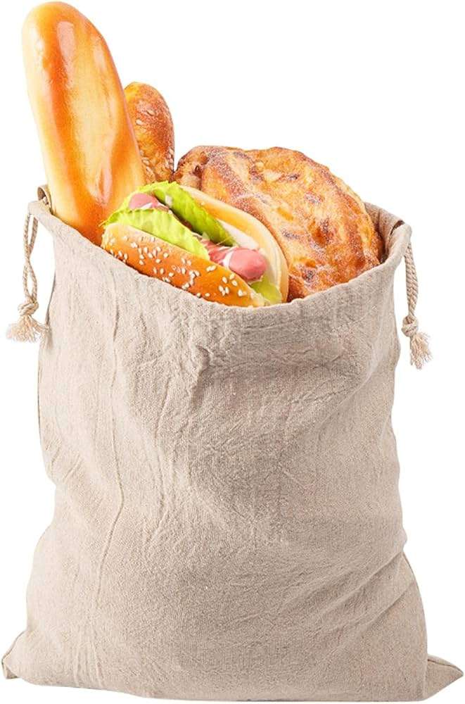 Embrace Sustainability with Linen Reusable Bread Bags For Sale