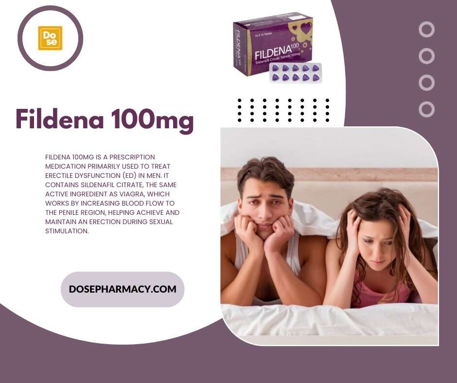 How Fildena 100 Restores Confidence in Men with ED